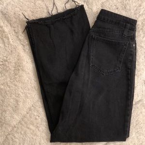 Bershka high waisted, wide leg jeans.